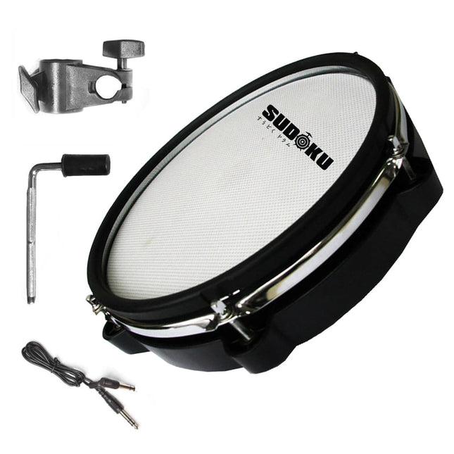 Sudoku 10" Electronic Digital Electric Drum Mesh Pad Snare Set (For Snare and Tom Tom)-ROLAND,YAMAHA,ALESIS support