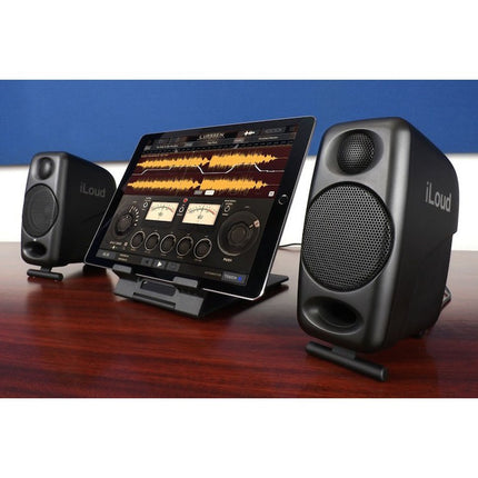 IK Multimedia iLoud Micro Monitor - Ultra-compact, High Quality Reference Studio Monitors with Bluetooth - Black (Pair)