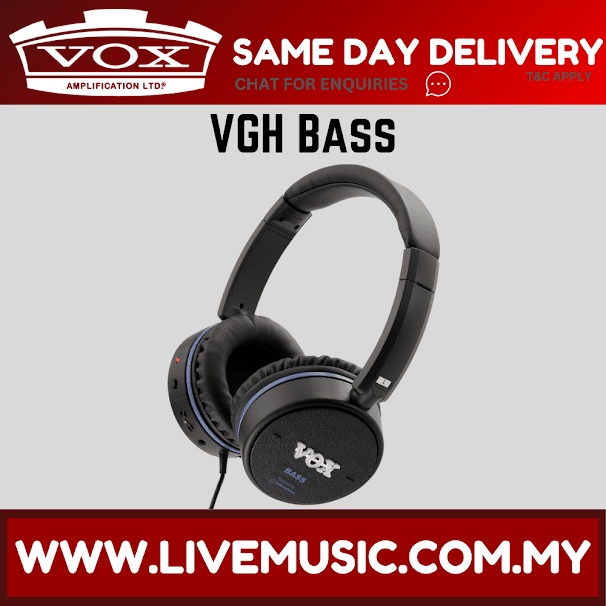 Vox VGH Bass Guitar Headphones with Effects (VGH-Bass/VGHBass)
