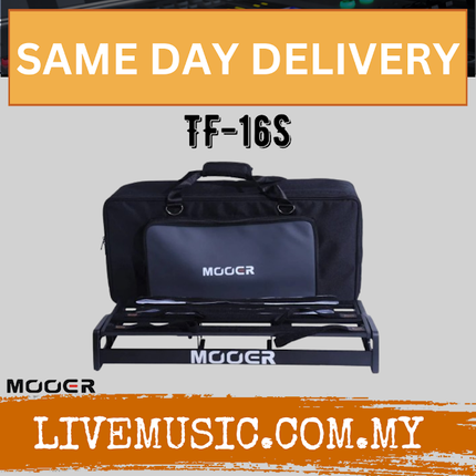 Mooer TF-16S Transform Pedalboard with Soft Case ( TF16S / TF 16S )