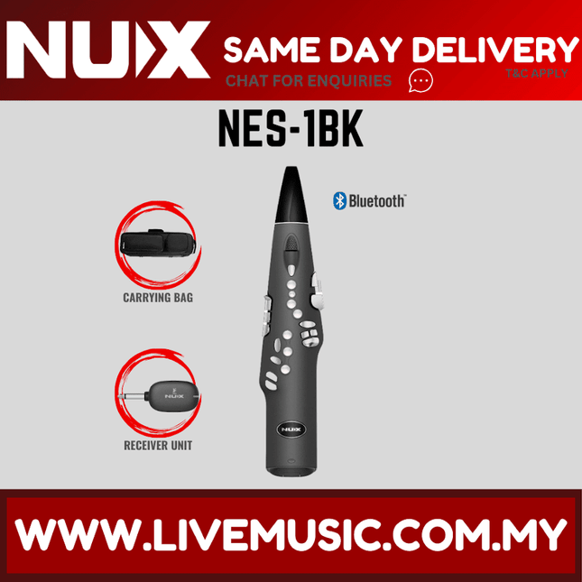 NUX NES-1 Digital Wind Instrument With Built-In 5.8GHz Wireless System - (NES1 NES 1)