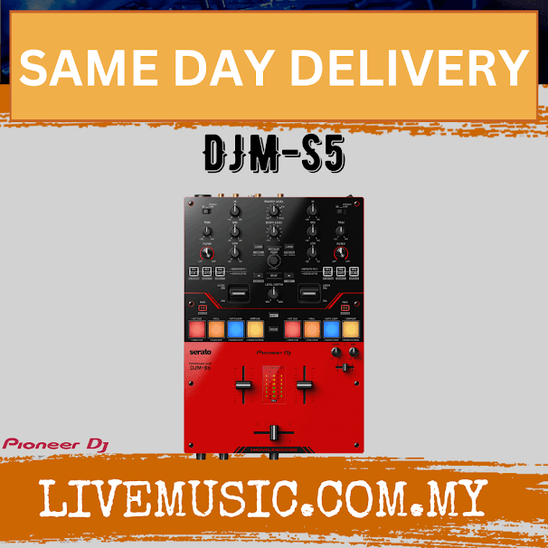 Pioneer DJ DJM-S5 2-channel Mixer for Serato DJ ( DJM S5 / DJMS5 )