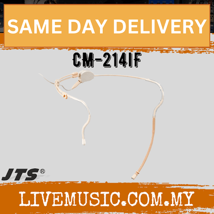 JTS CM-214I Lightweight headset microphone - Omni-directional - Beige ( CM214I / CM 214I )