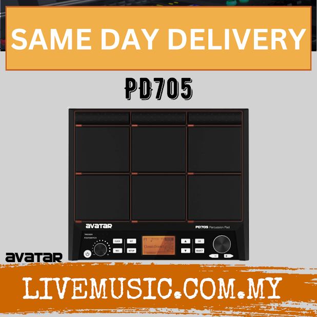 Avatar PD705 Electronic Percussion Pad with Pedals & Stand ( PD-705 / PD 705 )