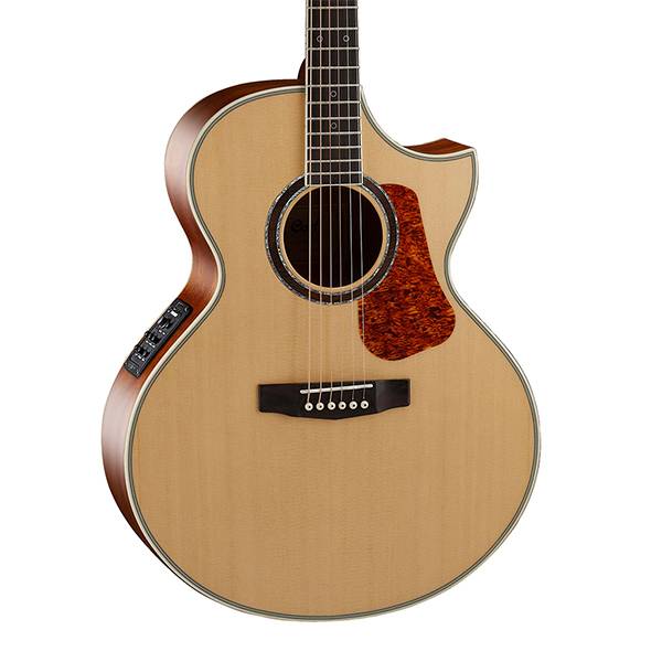 Cort NDX20 - Acoustic-Electric Guitar Ovangkol Fretboard with Gig Bag - Natural Glossy (NDX 20/NDX-20)