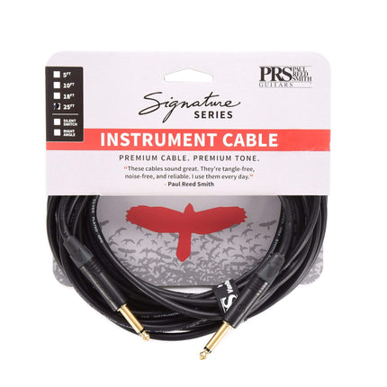 PRS Signature Instrument Cable, Straight/Straight - 25ft