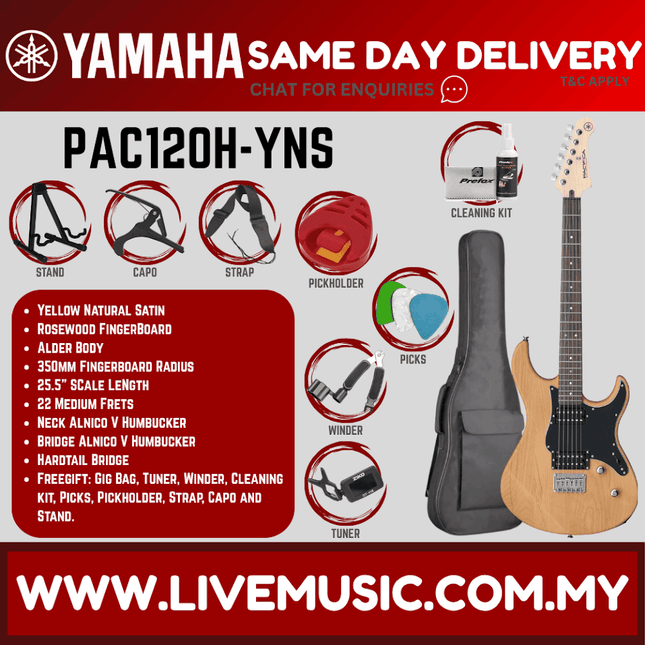 Yamaha PAC120H Pacifica Electric Guitar - ( PAC 120H / PAC-120H )