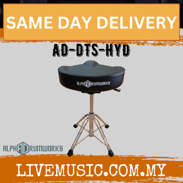 Alpha Drumworks AD-DTS-HYD Drum Throne ( ADDTSHYD AD DTS HYD )
