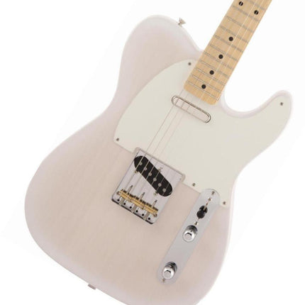 Fender Japan Traditional II 50s Telecaster Electric Guitar, Maple Fretboard with FREE Gig Bag - White Blonde