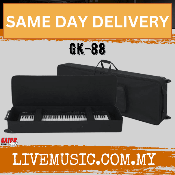 Gator GK-88 Semi-Rigid 88 Key Keyboard Case (GK88)