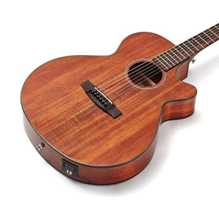 Cort SFX-MEM - Acoustic-Electric Guitar Mahogany Top, Merbau Fretboard with Gig Bag - Open Pore (SFX MEM/SFXMEM)
