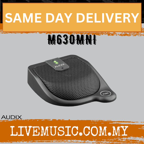 Audix M63OMNI Omni Cardioid Boundary Microphone w/ Logic Remote (M63OMNI)