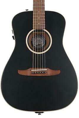 Fender California Malibu Special Small-Bodied Acoustic-Electric Guitar with Bag - Matte Black