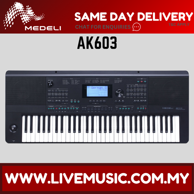 MEDELI AK603 61 KEYS KEYBOARD ( AK-603 / AK 603 )