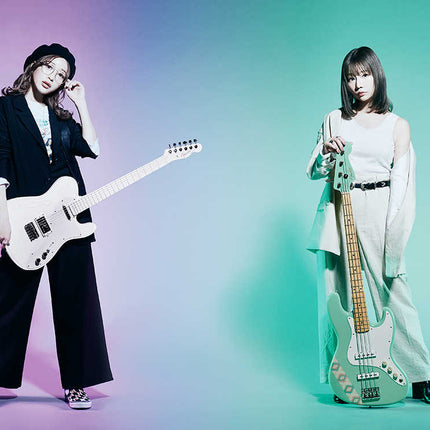 Fender Japan Silent Siren Signature Jazz Bass Guitar, Maple Fretboard with Gig Bag - Surf Green
