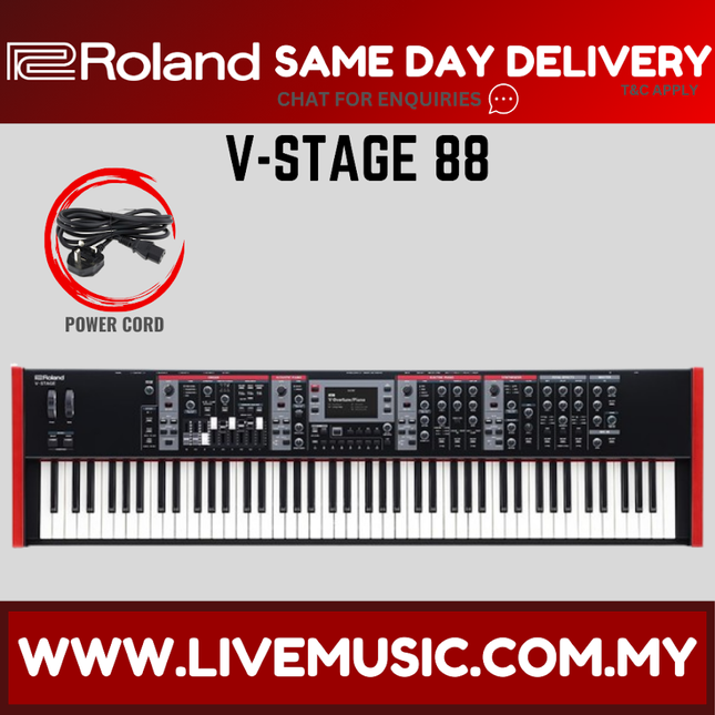 Roland V-STAGE 88-Key Digital Stage Piano ( VSTAGE 88 VSTAGE88 )