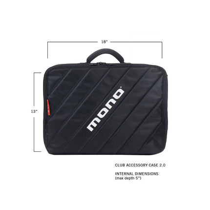 Mono Club Version 2.0 Accessory Case - Black (M80-CLUB-V2-BLK)