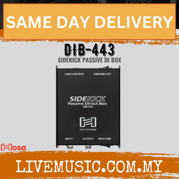 Hosa DIB-443 Sidekick Passive DI Box (DIB443/DIB 443)