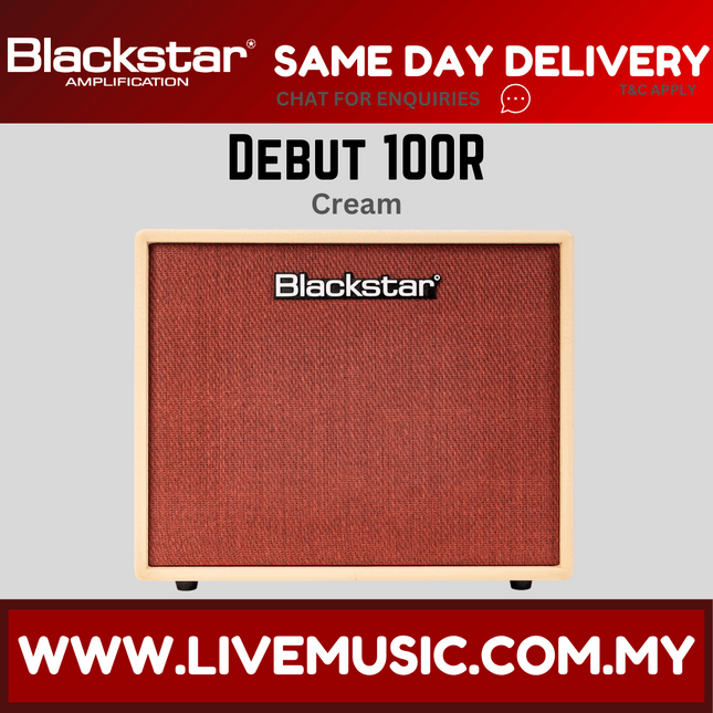 Blackstar Debut 100R Combo Amplifier - Black / Cream (Debut-100R Debut100R)