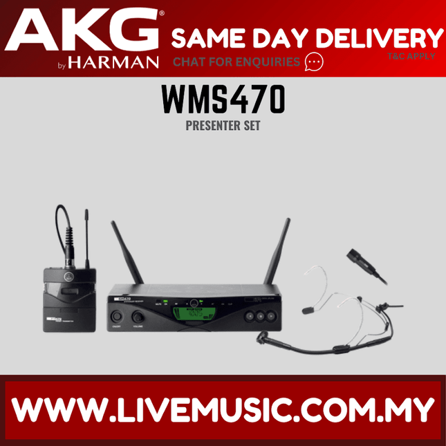 AKG WMS470 Presenter Set Wireless Microphone System (Presenter Set)