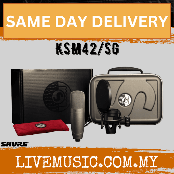 Shure KSM42/SG Large Diaphragm Condenser Microphone ( KSM42-SG / KSM42SG / KSM 42 SG )