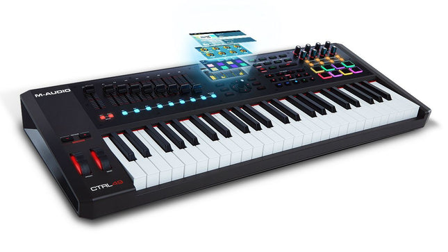 M-Audio CTRL49 Premium 49-key USB/MIDI controller W/ Hi-Res Full-Color Display (CTRL 49)
