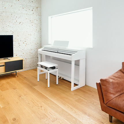 Roland RP-701 88-key Digital Piano with Stand, Bench, Headphone & Adaptor - White ( RP701 / RP 701 )