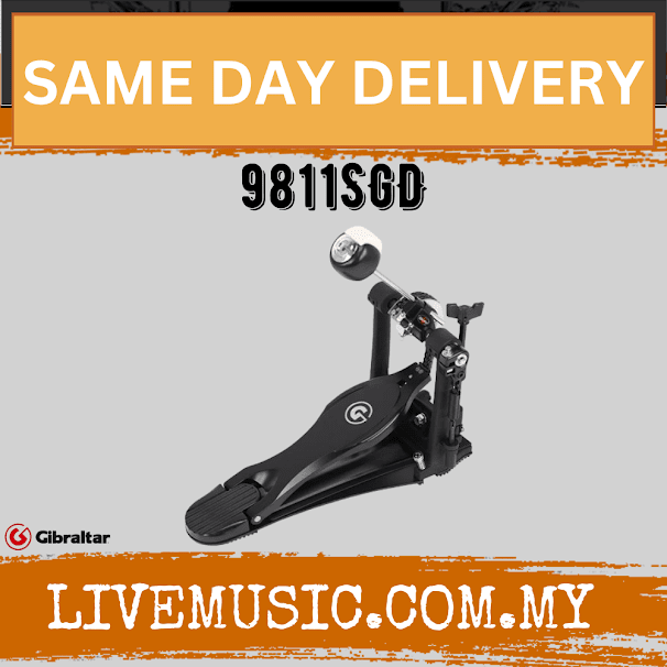 Gibraltar 9811SGD Stealth G Drive Single Pedal (9811-SGD/9811 SGD)