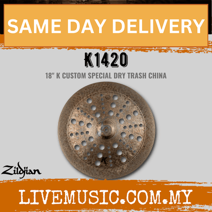 Zildjian 18" K Series Custom Special Dry Trash China Cymbal (K1420)