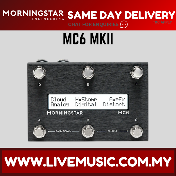 MORNINGSTAR MC6 MKII MIDI Controller ( MC-6 / MC 6 )