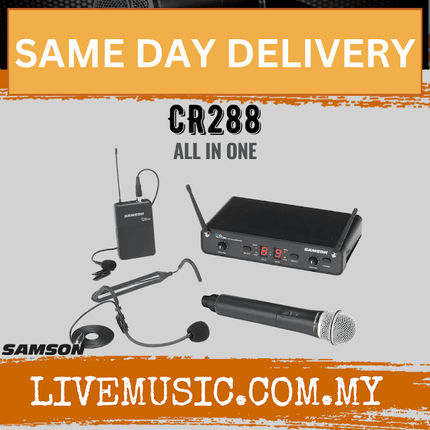 Samson Concert CR288 All-In-One Dual-Channel Wireless System ( Concert288 / Concert-288)