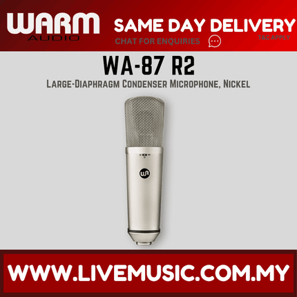 Warm Audio WA-87 R2 Large-Diaphragm Condenser Microphone ( WA 87R2 WA87R2 )