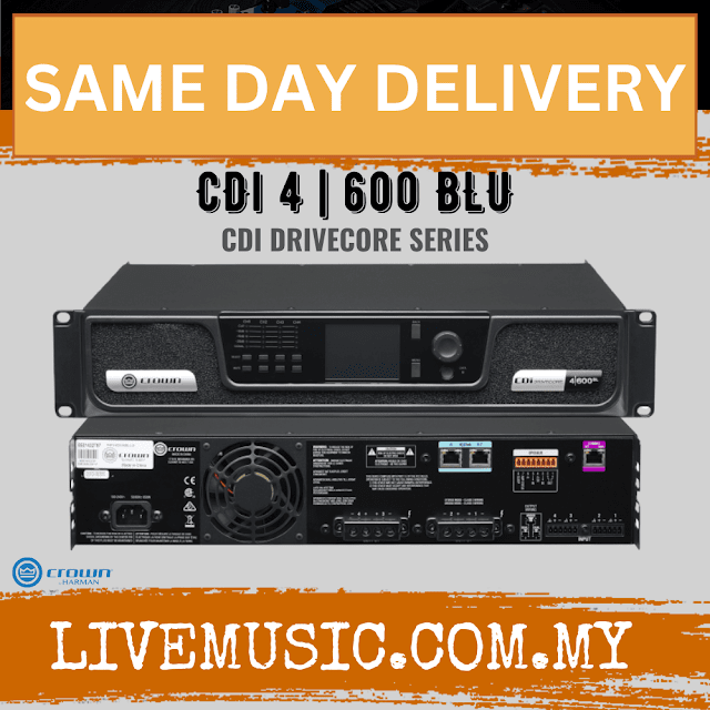 Crown CDi 4|600BL 4-Channel 70V Power Amplifier ( CDi 4|600BL / CDi4|600BL )