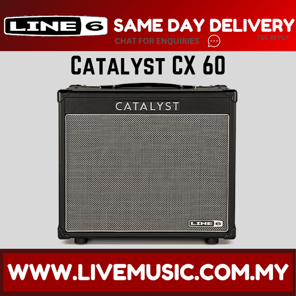 Line 6 Catalyst CX 60 combo amplifier with black front grille and 1x12-inch speaker
