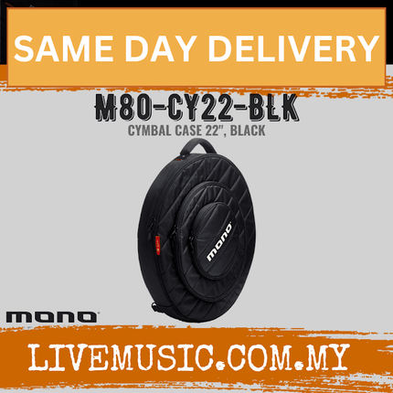 Mono M80 Cymbal Case, 22 inch - Black (M80-CY22-BLK)