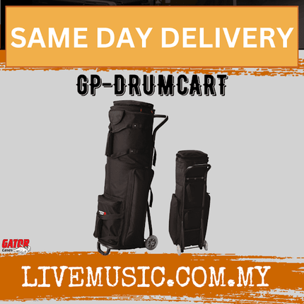 Gator GP-DRUMCART Drum Hardware Bag with Steel Frame (GPDrumCart)