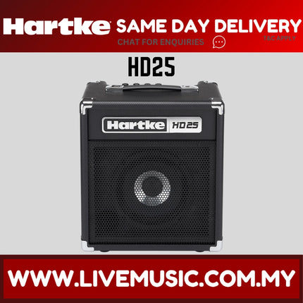 Hartke HD25 - 28 Watt Bass Combo Amplifier (HD-25)