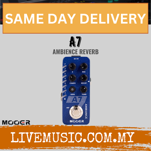 Mooer A7 Ambiance Reverb Pedal