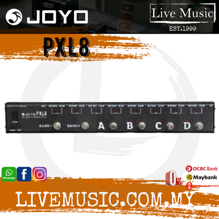 Joyo PXL-8 Effect Pedal Loop Controller ( PXL 8 / PXL8 )