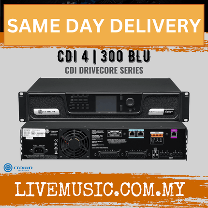 Crown CDi DriveCore 4|300BL Power Amplifier ( CDi 4|300BL / CDi4|300BL )