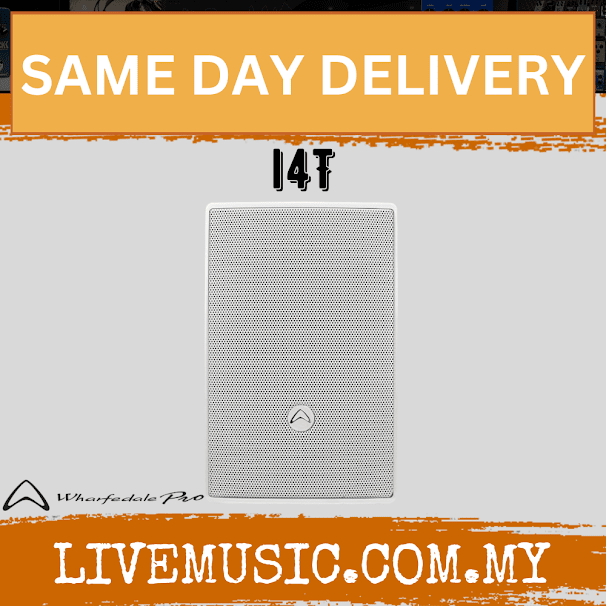 White 4-inch 2-way passive installation loudspeaker with square grille
