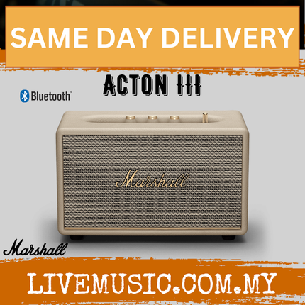 Marshall CE Acton III Bluetooth Speaker - Cream ( Acton 3 )
