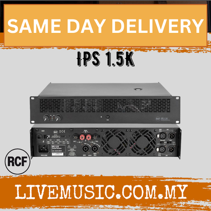 Rcf IPS 1.5K Two Channels Professional Power Amplifier ( IPS-15K / IPS15K )