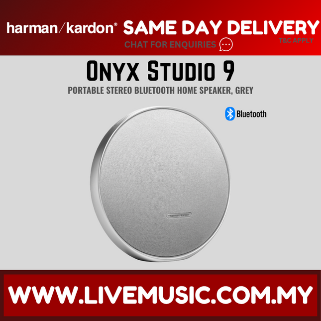 Harman Kardon ONYX STUDIO 9 Portable Stereo Bluetooth Home Speaker - Grey ( ONYXSTUDIO9 )