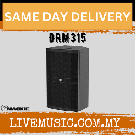 Mackie DRM315 2300W 15" 3 Way Power Speaker Powered Loudspeaker (DRM 315/DRM-315)