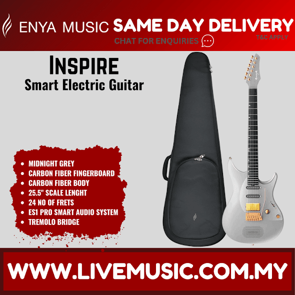 ENYA Inspire Smart Electric Guitar - Midnight Grey (INSPIRESMART)