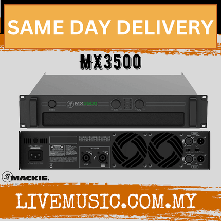 Mackie MX3500 2700W Professional Amp Power Amplifier (MX 3500/MX-3500)