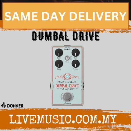 Donner Dumbal Drive Overdrive Effect Pedal