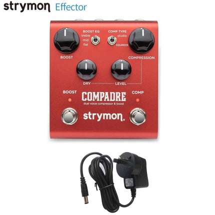 Strymon Compadre Dual Voice Compressor & Boost Guitar Effects Pedal