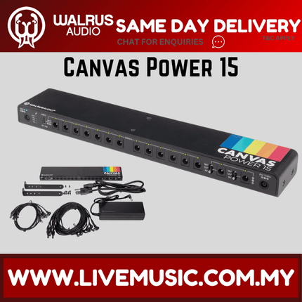 Walrus Audio Canvas 15 Pedal Power Supply, UK
